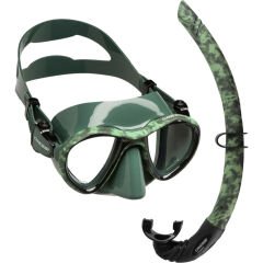 Cressi Metis Maske - Corsica Şnorkel Set GREEN CAMO