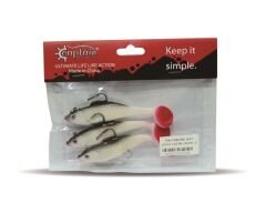 Captain 3567 Cracker Soft 10cm Levrek Turna Silikonu 3lü Set Suni Balık 1