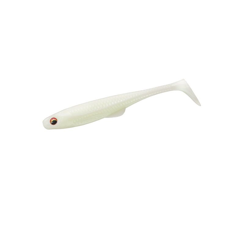 Daiwa FJ Duckfin Shad 3,5 '' (9 Cm) Silikon Balık GLOW WHITE