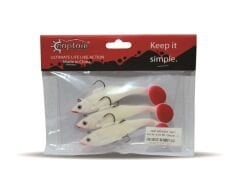 Captain 3567 Cracker Soft 10cm Levrek Turna Silikonu 3lü Set Suni Balık 3
