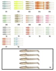Captain 3596 Elegant 55cm Silikon Zargana 5li Paket Suni Yem 10