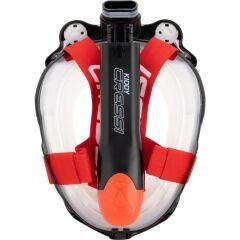 Cressi Kiddy Çocuk Dalış Maskesi BLACK-CLEAR-RED