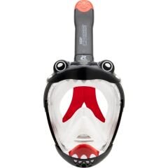 Cressi Kiddy Çocuk Dalış Maskesi BLACK-CLEAR-RED