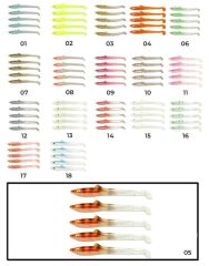 Captain 3596 Elegant 55cm Silikon Zargana 5li Paket Suni Yem 05