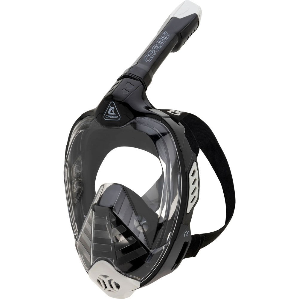 Cressi Bali Tam Yüz Maske BLACK / GREY - L/XL