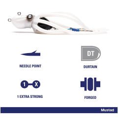Mustad Inkvader Octopus Jig Sahte Yem CAS - CASPER - 80GR