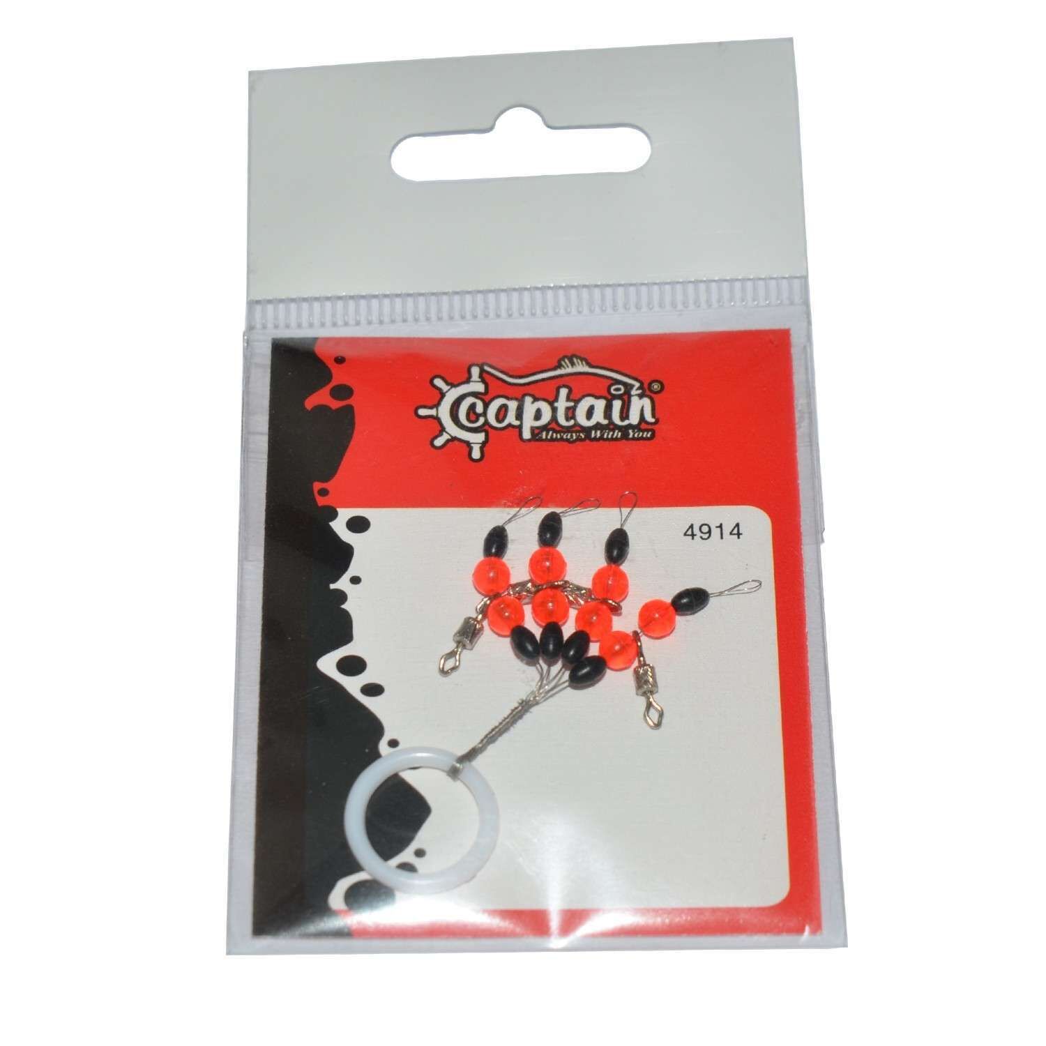 Captain 4914 Stoper 3x5li Paket Boncuklu Fırdöndülü Stopper Standart - M