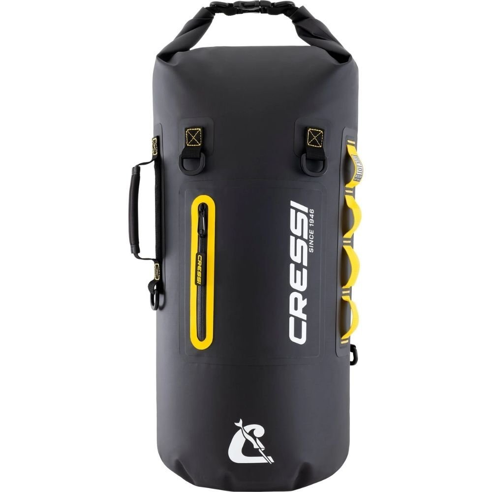 Cressi Ocelot Dry Dalgıç Çantası BLACK-YELLOW - 30LT