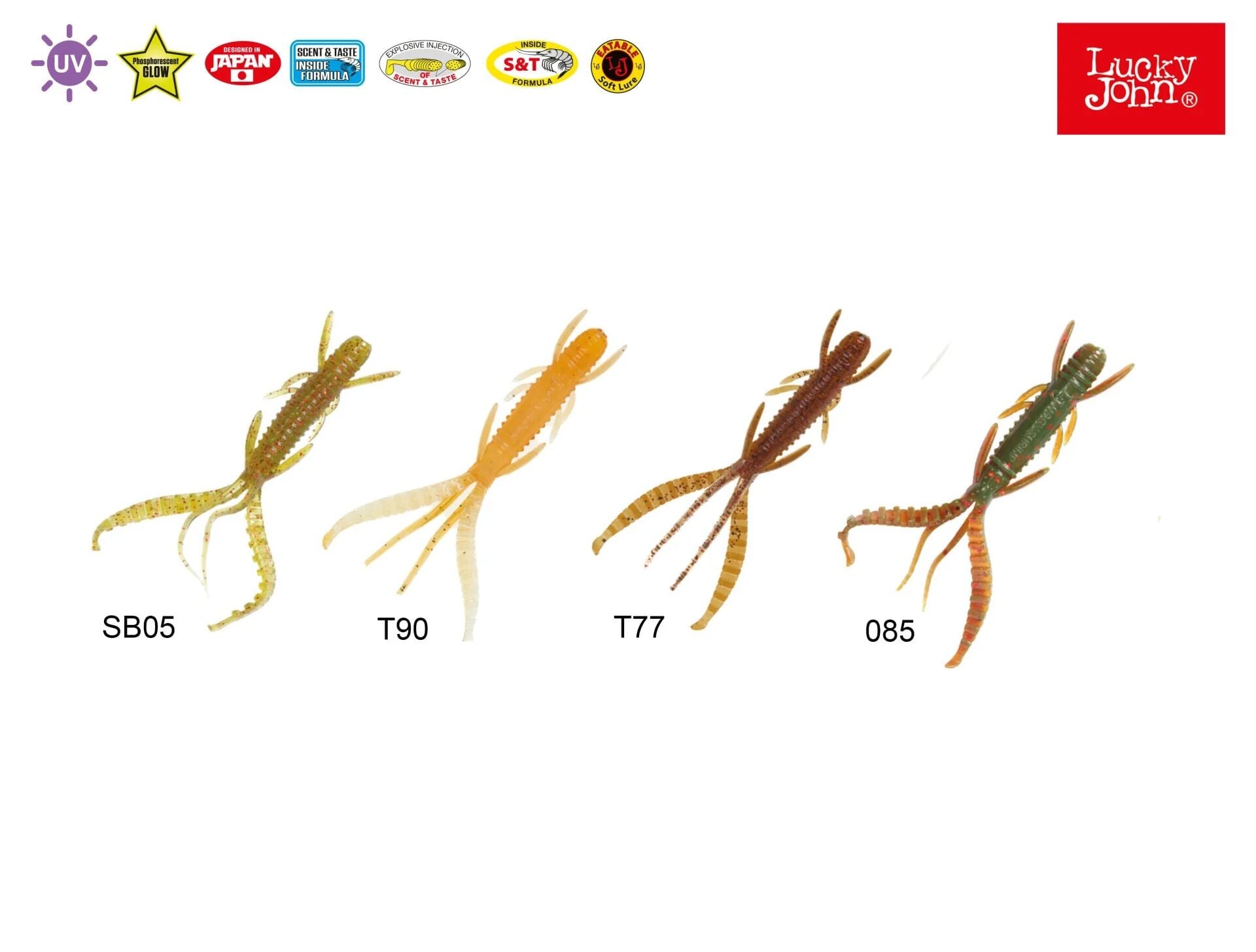 Lucky John Hogy Shrimp 2.2'' 5.6 Cm Kokulu LRF Silikonu
