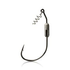 Mustad 91768S18 Power Lock Plus Spring Olta İğnesi BLACK NICKEL - NO:1-0 3LU