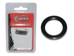 Captain 5148 Jig Halkası İnox 10lu Paket Black Nikel Standart - 0.65 MM