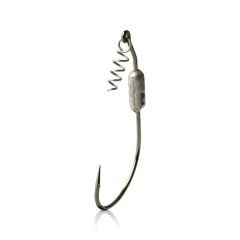 Mustad 91768S18 Power Lock Plus Spring Olta İğnesi BLACK NICKEL - NO:4-0 3LU