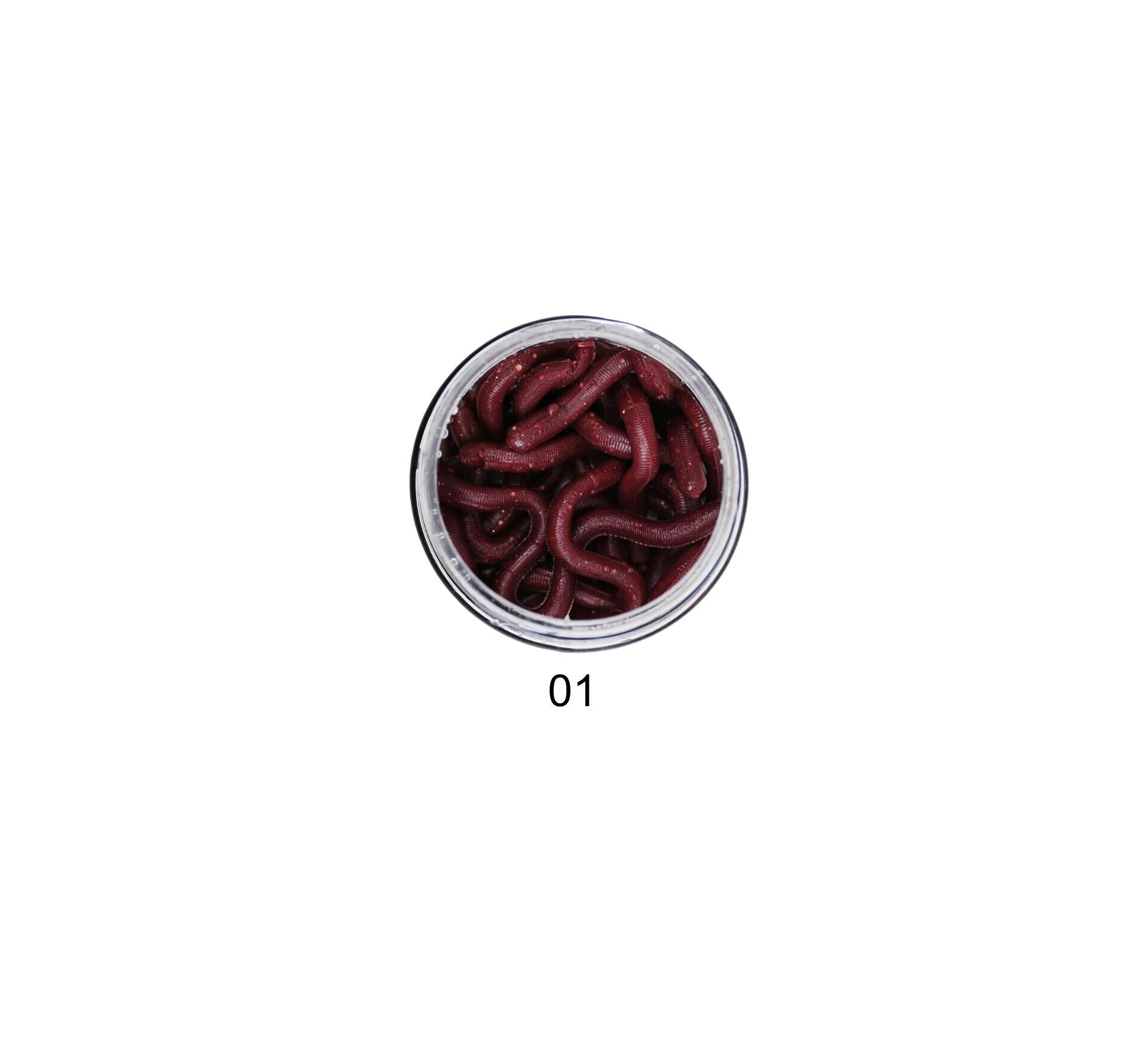 River Long Worm 10 cm Bloody 12'li Silikon Kurt Yem 1