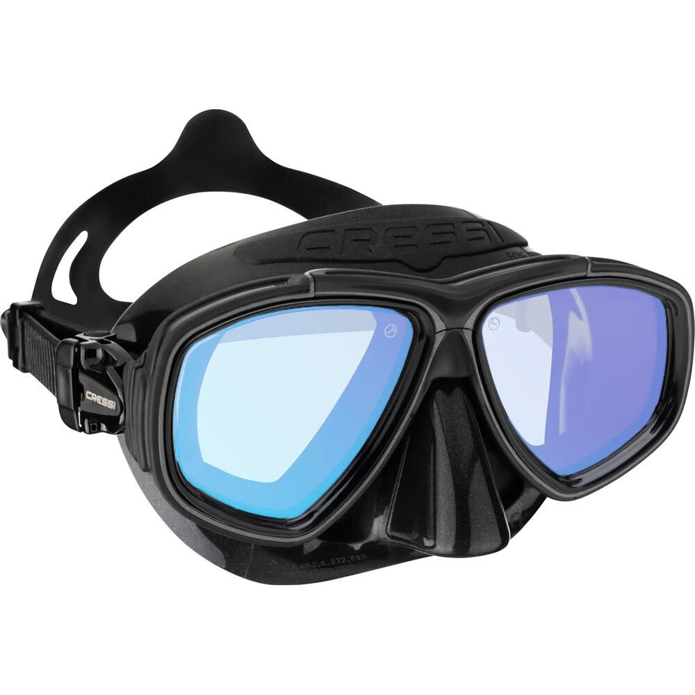 Cressi Prisma Dalış Maskesi BLACK - YELLOW/BLUE LENS