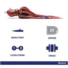 Mustad Inkvader Octopus Jig Sahte Yem SPY - SPIDER - 230GR
