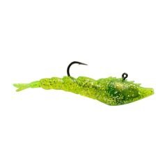 Berkley PowerBait Saltwater PowerSwitch Silikon Karides Yem CHARTREUSE SILVER - 9CM-17.7GR