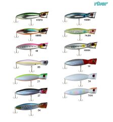 River Bighead Pop 130 13 cm 36 gr Popper Maket Balık 18GSX
