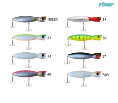 River Bighead Pop 100 10 cm 17 gr Popper Maket Balık 18GSX