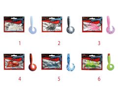 Captain 3572 Little Smart Soft 4cm Levrek Silikonu 5li Paket Suni Yem