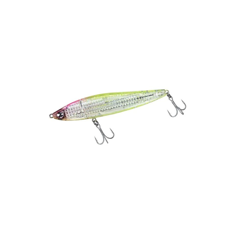 DAIWA MORETHAN SWITCH HITTER 105F LASER IMPACT PINK HEAD CLEAR CHART