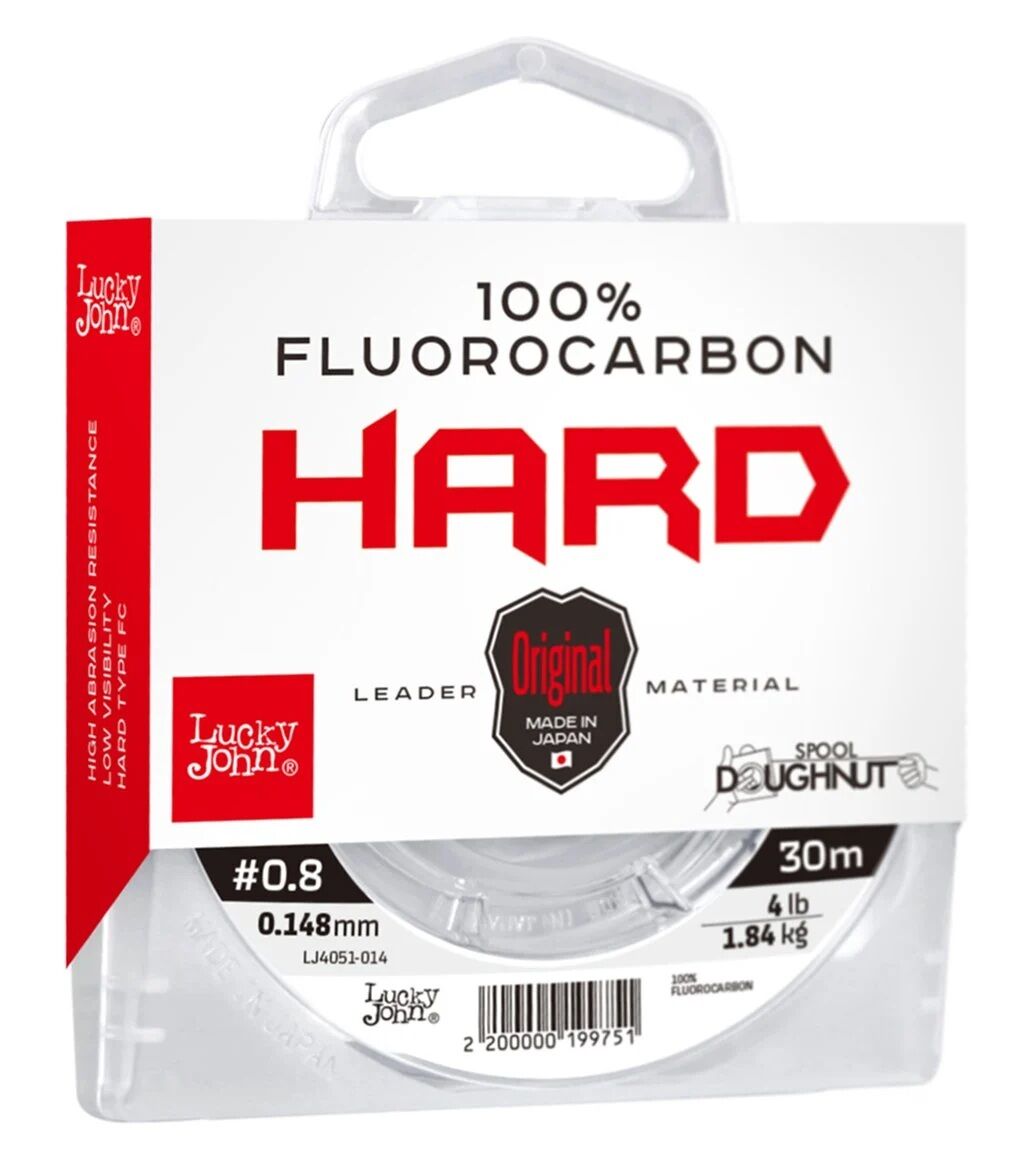 Lucky John Fluorocarbon Hard 30M Şeffaf Misina 0,31