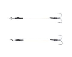 Balzer 13936 Silikon Yemler İçin Çelik Telli Rigs 2li Paket Standart - 17 CM