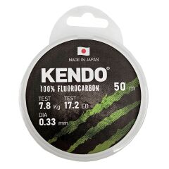 Kendo 100% Fluorocarbon White 50m Misina 0.16