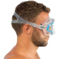 Cressi Liberty Triside Dalış Maskesi CLEAR - BLUE - SILVER