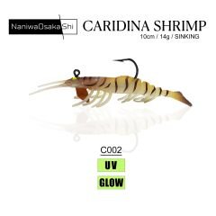 NANIWAOSAKASHI CARIDINA SHRIMP 10CM 14G Silikon Karides C002