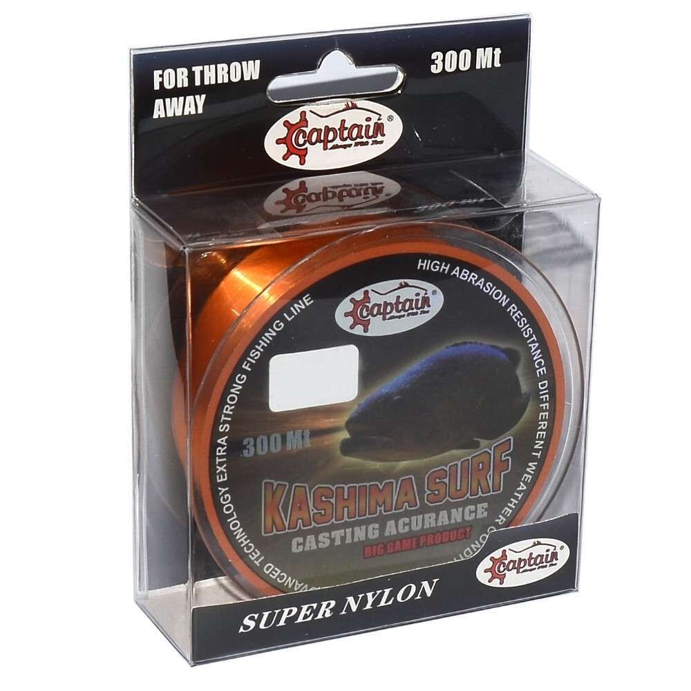 Captain Kashima Surf 300mt Monofilament Misina Oranj Standart - 0.37 MM