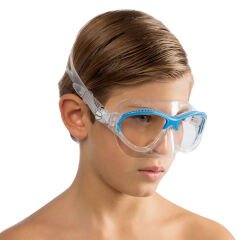 Cressi Moon Çocuk Yüzme ve Dalış Maskesi CLEAR - BLUE - 5-10 YAŞ