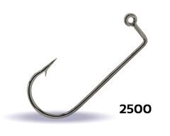 Youvella 2500 Jig Head İğnesi Delikli Uzun 100lü Kutu Nikel Standart - 5-0
