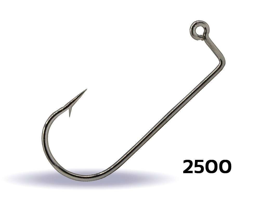 Youvella 2500 Jig Head İğnesi Delikli Uzun 100lü Kutu Nikel Standart - 1-0