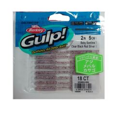 Berkley Gulp Baby Sardine 5 Cm LRF Silikon Yem Clear Black Red Silver