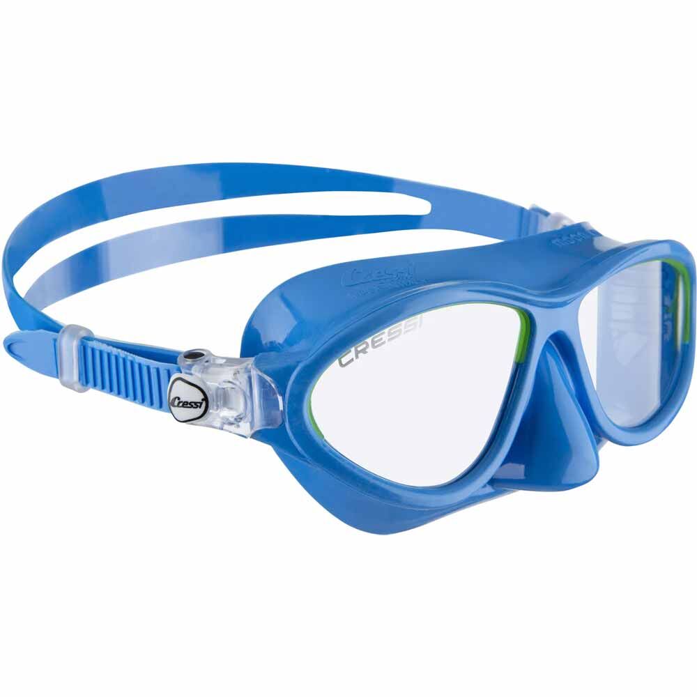 Cressi Moon Çocuk Yüzme ve Dalış Maskesi BLUE - LIME - 5-10 YAŞ
