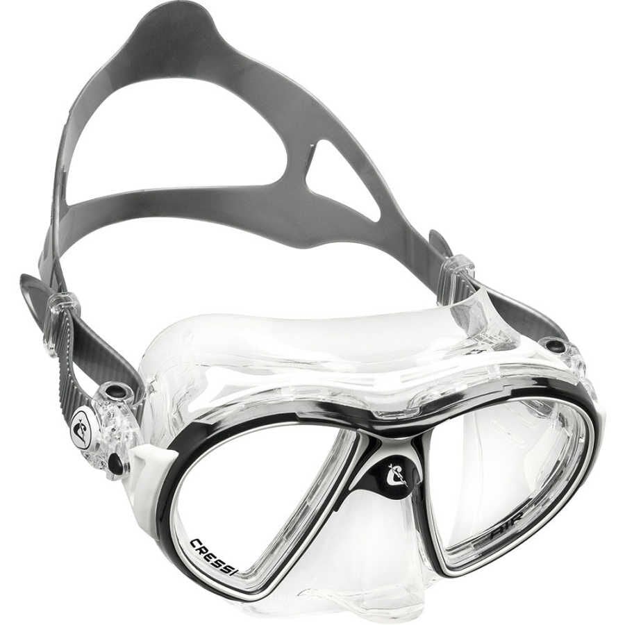 Cressi Air Dalış Maskesi CRYSTAL-BLACK-WHITE