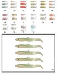 Captain 3595 Elegant 35cm Silikon Zargana 5li Paket Suni Yem 06