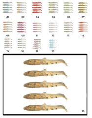 Captain 3595 Elegant 35cm Silikon Zargana 5li Paket Suni Yem 10