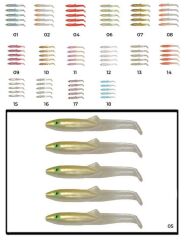 Captain 3595 Elegant 35cm Silikon Zargana 5li Paket Suni Yem 05