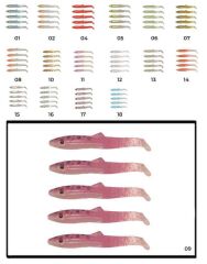 Captain 3595 Elegant 35cm Silikon Zargana 5li Paket Suni Yem 09