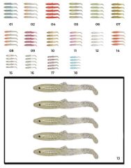 Captain 3595 Elegant 35cm Silikon Zargana 5li Paket Suni Yem 13