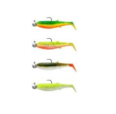 Savage Gear Cannibal Shad 6.8cm 3gr+5gr #1/0 Dark Water 4+4 Adet
