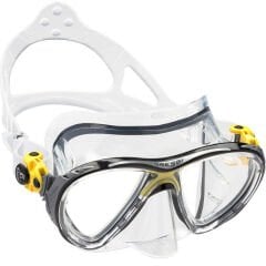 Cressi Big Eyes Evolution Dalış Maskesi CLEAR-YELLOW-BLACK