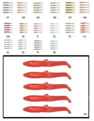 Captain 3595 Elegant 35cm Silikon Zargana 5li Paket Suni Yem 04