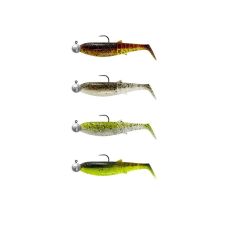 Savage Gear Cannibal Shad 8cm5gr+7.5gr #2/0 Clear Water 4+4 Adet