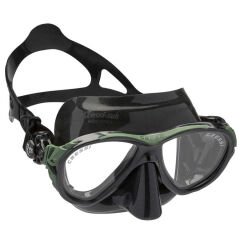 Cressi Eyes Evolution Crystal Dalış Maskesi BLACK-GREEN
