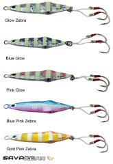 Savage Gear Squısh Jig 11,5Cm 130G Suni Yem GLOW ZEBRA