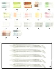 Captain 3598 Elegant 10cm Silikon Zargana 5li Paket Suni Yem 03