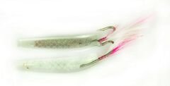 Captain 3625 Feather Jig 5cm Silikon Suni Yem 2li Paket TRANSPARAN