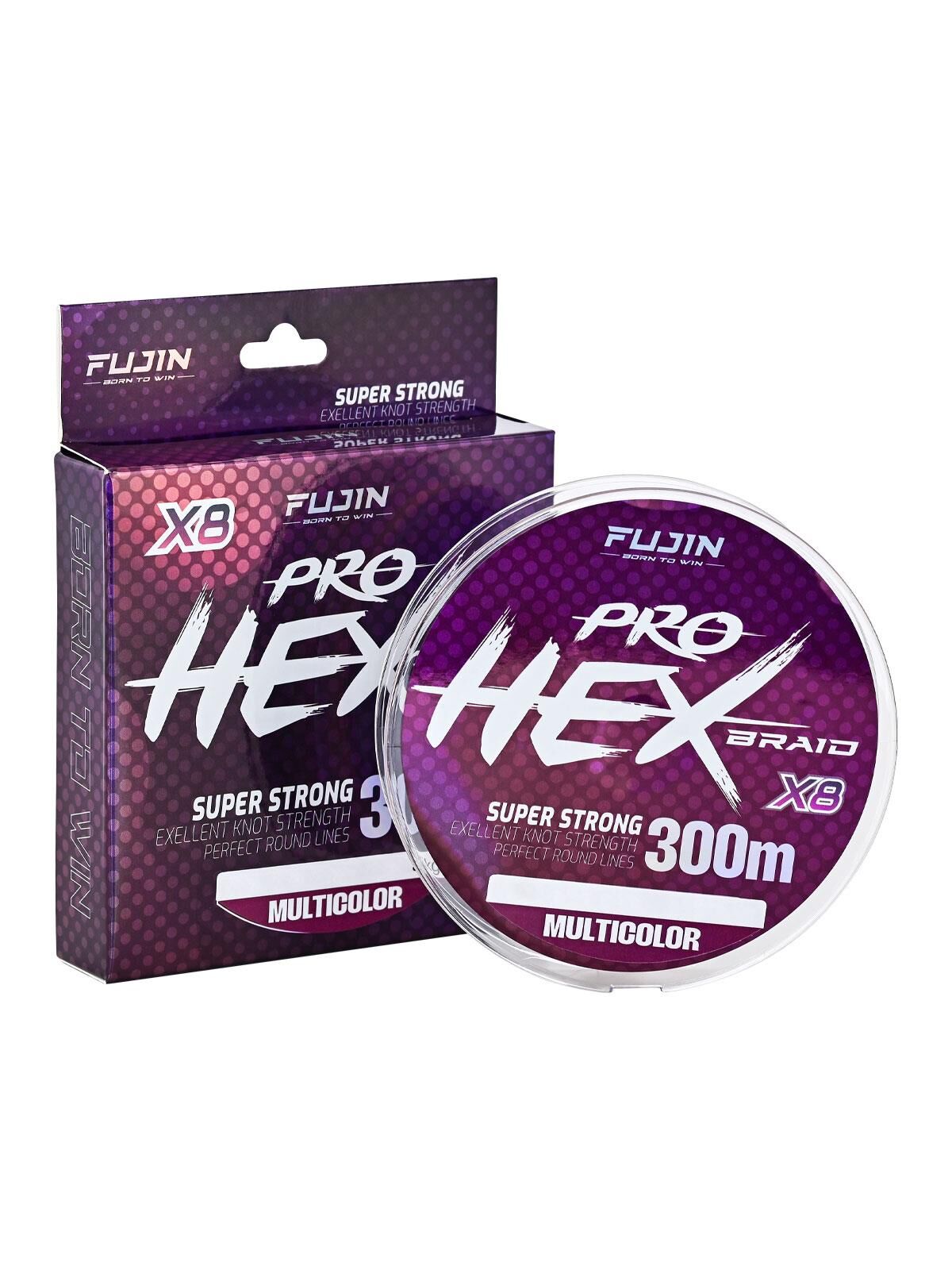 Fujin Pro Hex 8X 300Mt. Multicolor İp Misina 0.16 mm